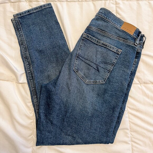 American Eagle 90's Skinny Jeans Size 14R - Picture 1 of 6